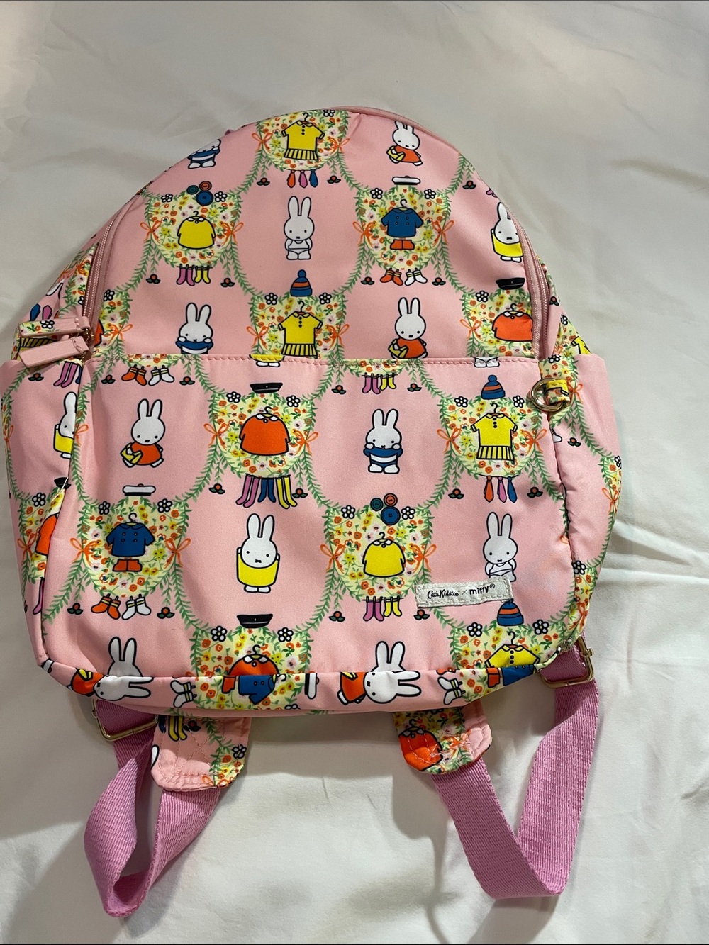 Cath Kidston Pink Miffy Pattern Kids Backpack